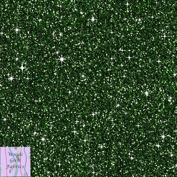 Green Glitter PUL