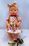 Pink & Gold Dolls Dress