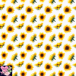 Mini White Sunflower PUL