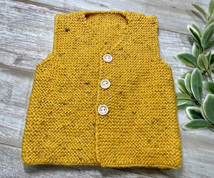 Vest Tweed Honey 6-9 months